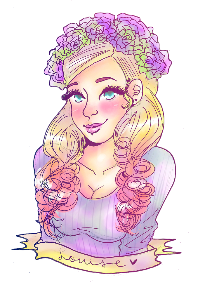 crowns flower drawings tumblr Art  Tumblr  Bloglovinâ€™ Sprinkle   Glitter of