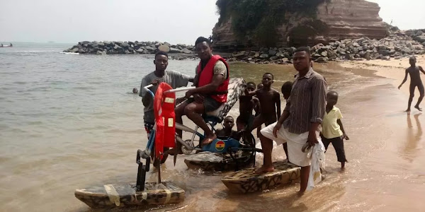 Ghanaian inventor creates a bicycle meant for water