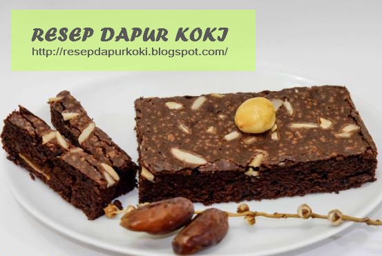 brownies panggang, resep brownies panggang, cara membuat brownies panggang