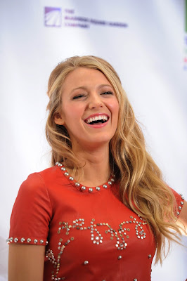 Blake Lively Sexy Leggy Leather Mini Dress in 12-12-12 Concert