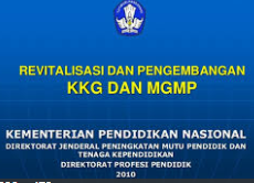 Kegiatan Standar Penyelengaraan Materi dan Rambu Rambu POS KKG dan MGMP Dalam Peningkatan Profesionalime Melalui Revitalisasi