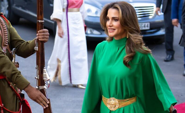 King Abdullah, Queen Rania, Crown Prince Hussein, Prince Hashem, Princess Salma and Princess Muna