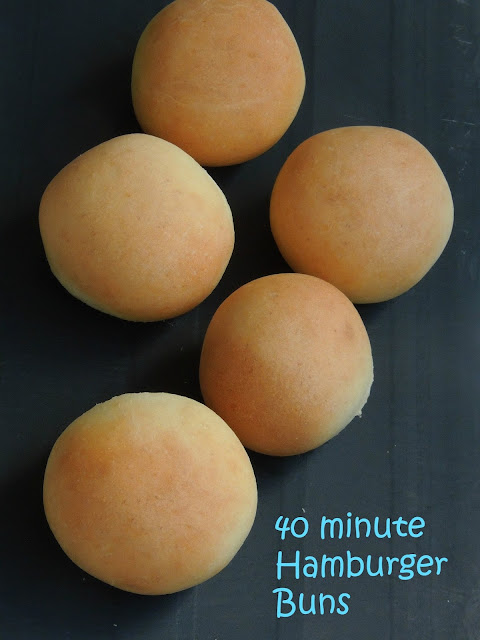 Easy Hamburger Buns, Homemade Hamburger Buns