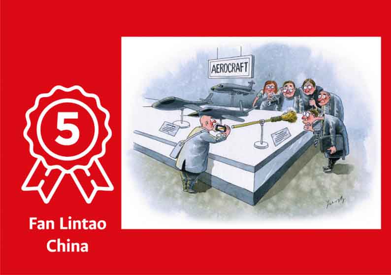Winners of the International Biennial of Graphic Humor "CartUNAL" in Colombia
