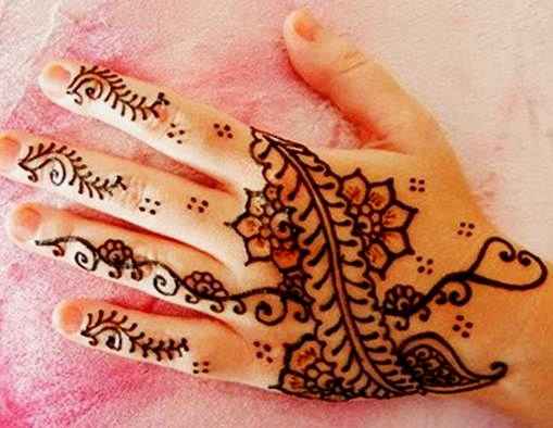 25 Gambar Henna  Pengertian Cara Melukis 