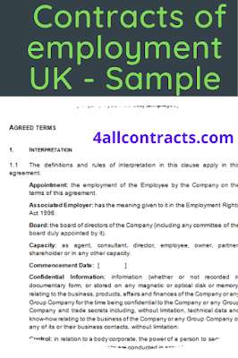 How to write an employment contract ?