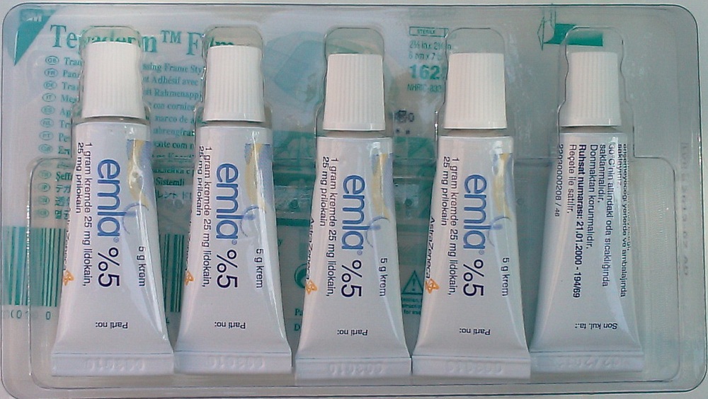 Best medicine: EMLA CREAM %5 x 5gr + ( 5 x 3M TEGADERM ...