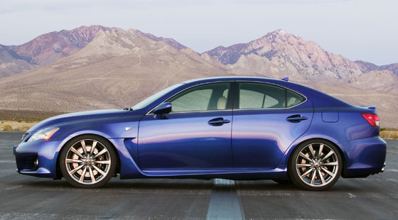 Blue Lexus ISF