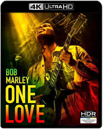 Bob Marley: One Love (2024) 2160p UHD Blu-ray Remux HEVC DV Lat Cas Ing [Subt. Esp] [Drama. Música. Años 70]