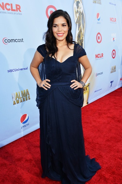 America Ferrera arrives at the 2012 NCLR ALMA Awards