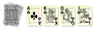 Card game illustration