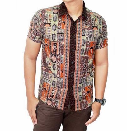 16 Model Kemeja Batik Pria Kombinasi Modern Terbaik