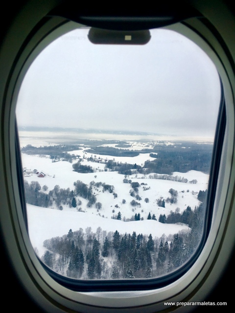 aterrizando en Oslo