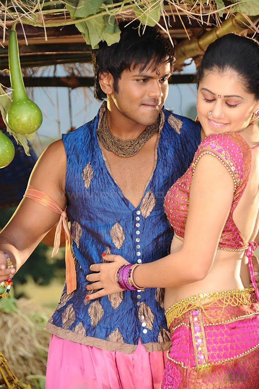 South Tabasee Showing Her Sexy White Thighs Spicy Navel and Deep Cleavage With Manju Manoj in Jhummandinadham telugu movieAmazing Photographs hot images