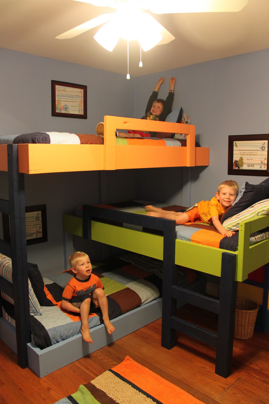 Little Things: Triple Bunk Beds and Hardwood Floors