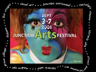 Toronto Junction Arts Festival 2008 Website Screenshot by artjunction.blogspot.com