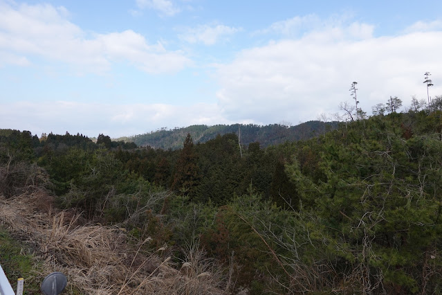 鳥取県米子市淀江町本宮 稲吉本宮線の農道からの眺望