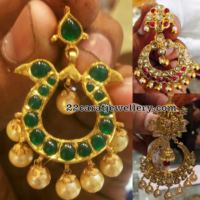 Gemstone Large Chandbalis