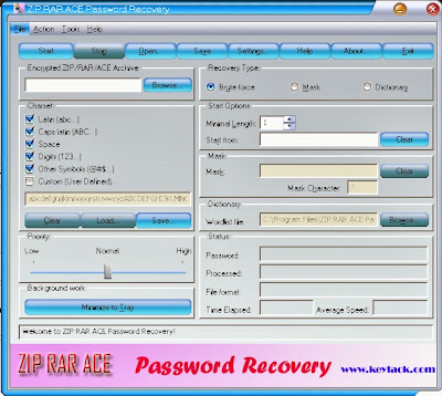 How to break zip file password easily using password recovery tool