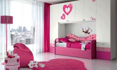 Gambar Desain Kamar Tidur Anak Barbie