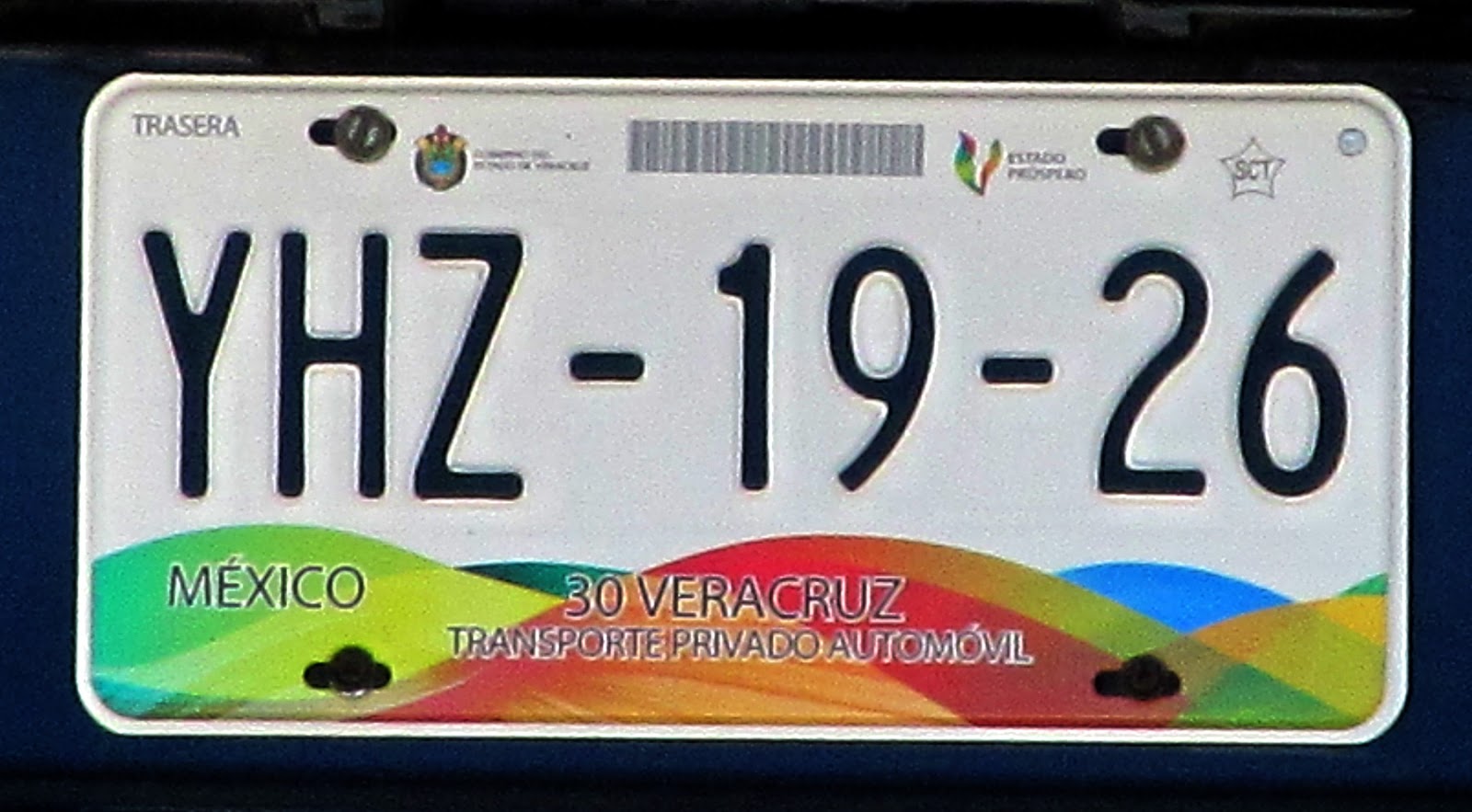 Placas de México Diseño / Mexico License Plates Coche