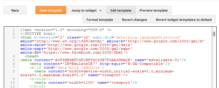 Use The New Blogger Html Editor Blogspot Tutorials Use The New Blogger Html Editor Blogspot Tutorials