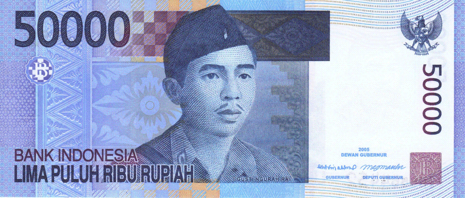 Rp 50000 Tahun 2005 Galeri Uang Rupiah Indonesia