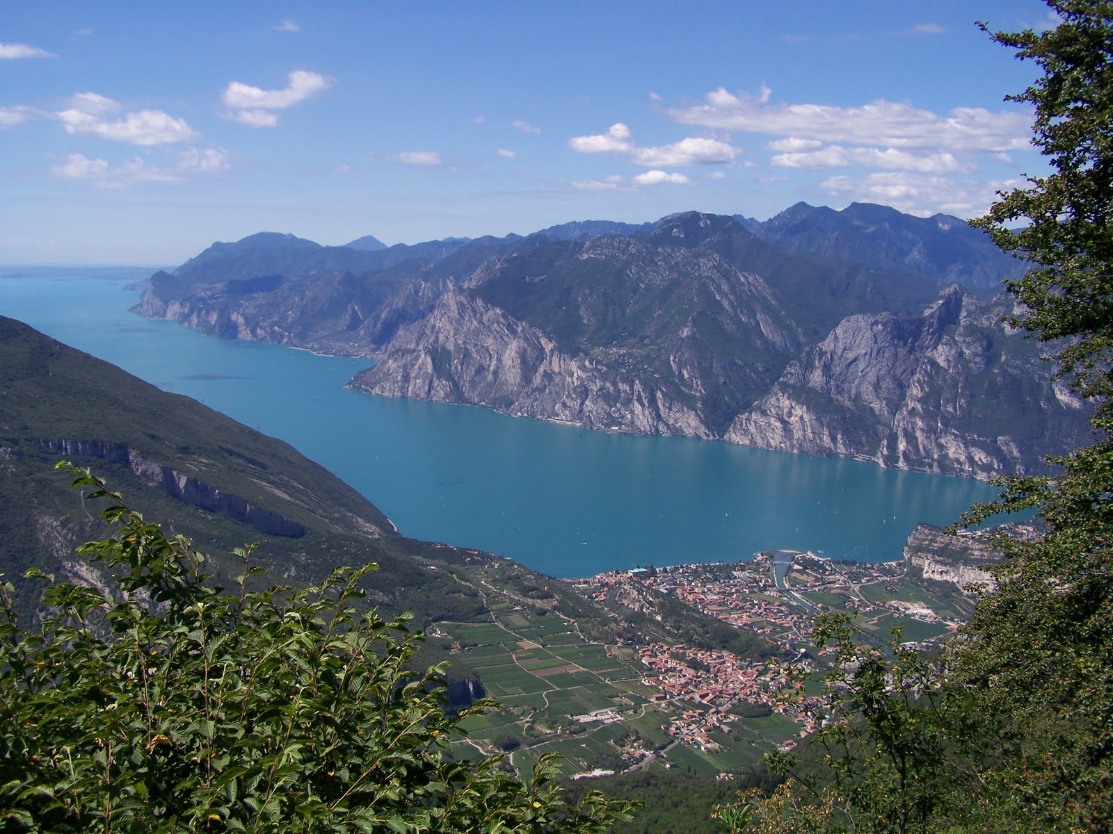 Lake Garda, view to Nago-