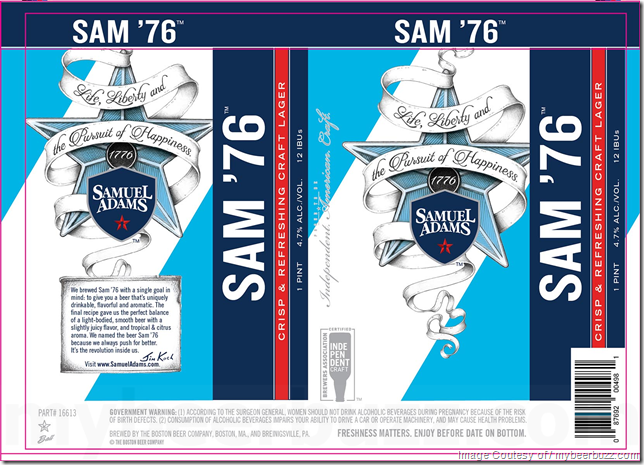 Samuel Adams Adding New Sam ‘76 Lager Cans