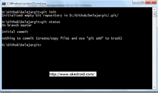 git status command prompt windows