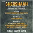 Dharma Productions Upcoming Movie Shershaah, Sidharth, Kiara in lead role.