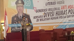 Divisi Humas Polri Gelar Literisasi Media Generasi Millenial Anti Hoax