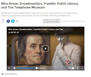 ICYMI: WCVB - Chronicle item on the Franklin Library