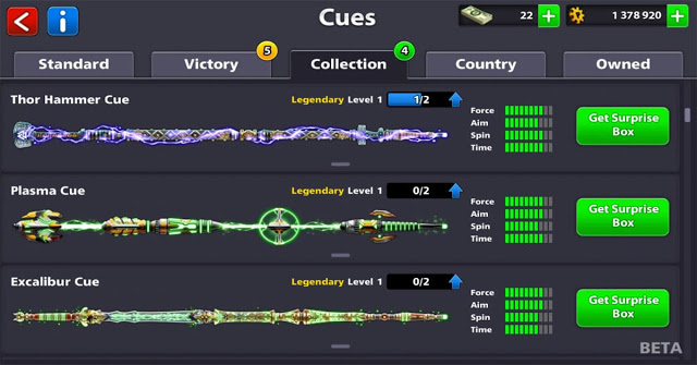 How to get legendary Cue 8bp for free