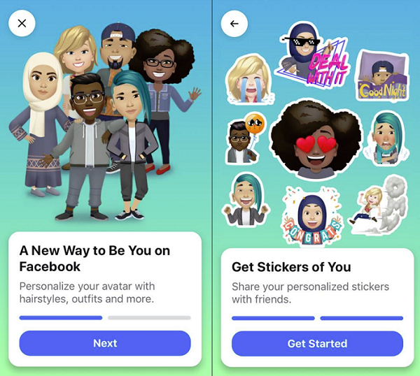 Facebook Adds Cartoonish 'Avatars' for US Users