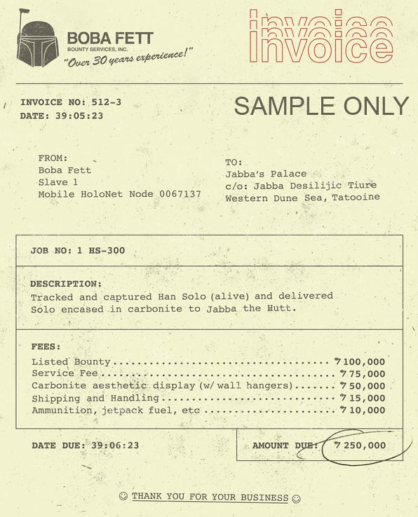 Invoice details meaning