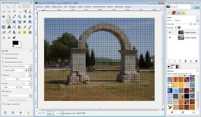 Tutorial GIMP: crear imagen de puntos
