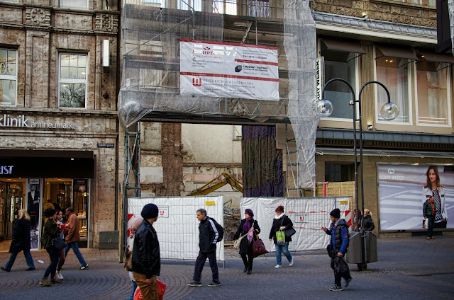 Baustelle Köln, Umbau eines Büro- und Geschäftshauses, Mugatu, Schildergasse 111 / Neumarkt 1a, 50667  Köln, 27.01.2014