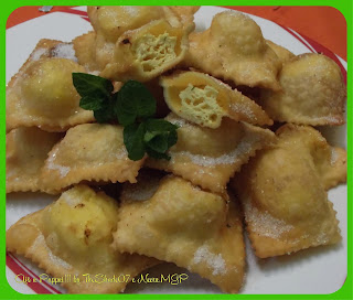 Fotografia della ricetta Ravioli di ricotta dolci fritti