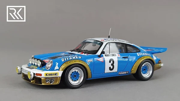 Photo of 1:43 Spark Porsche 911 Carrera RS 2.7, Winner Rally Monte-Carlo 1978, Jean Pierre Nicolas, Vincent Laverne