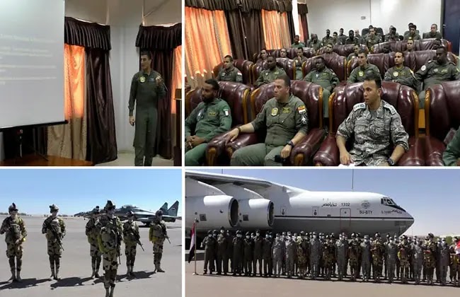 For the first time ... a joint air training between Egypt and Sudan