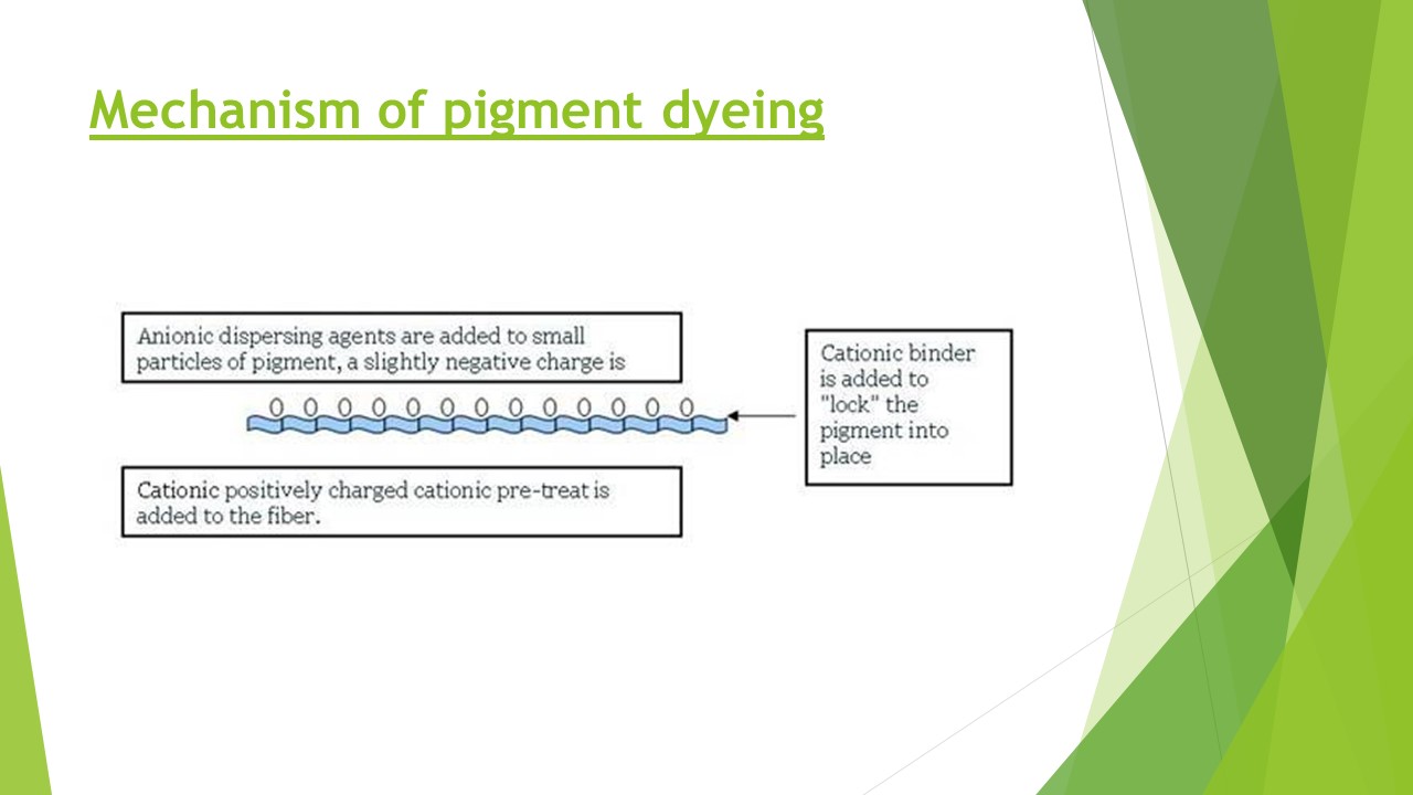 pigment dyeing fabric presentation