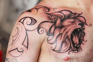 Lion Tribal Tattoo