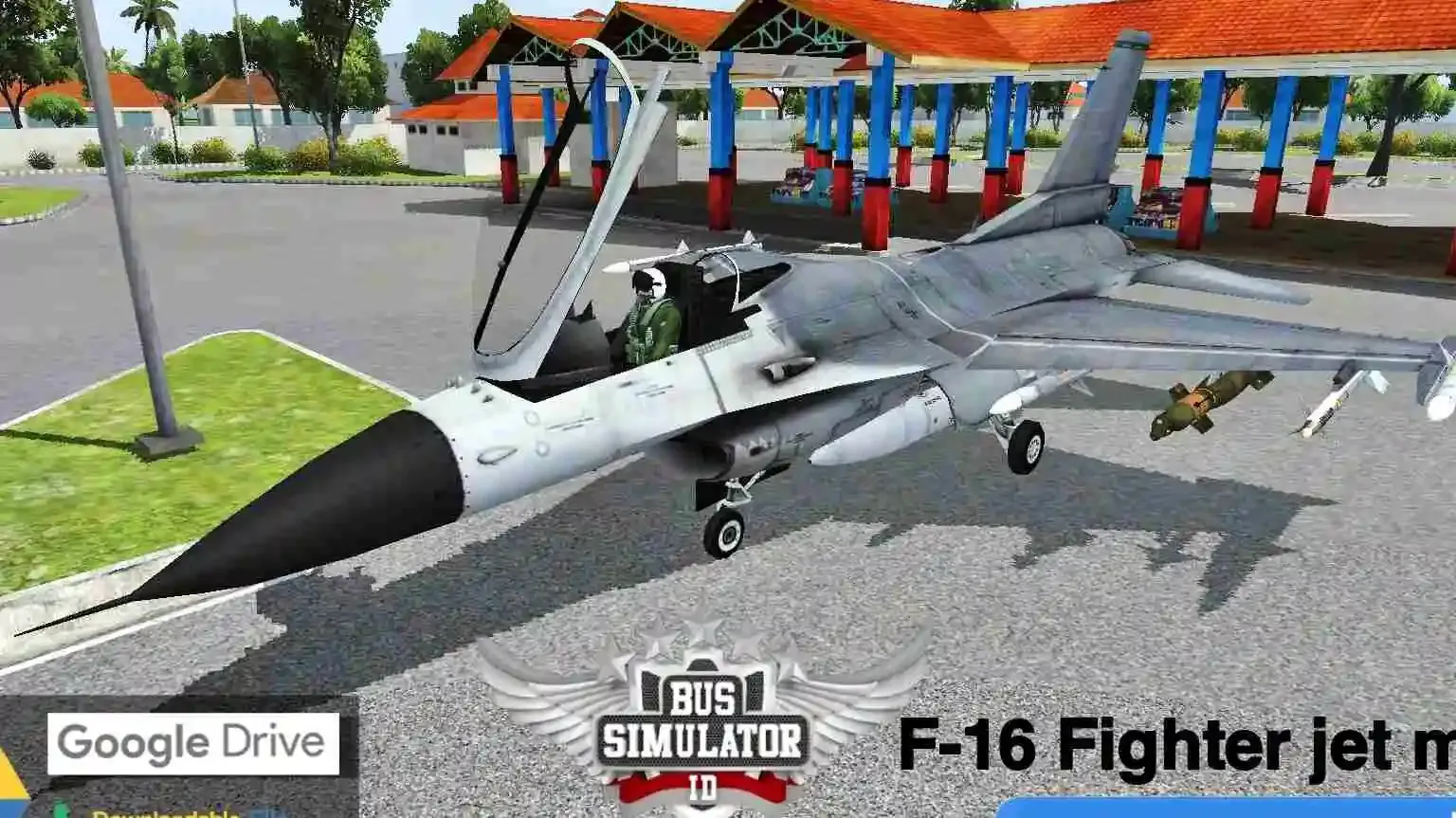 fighter jet mod for bussid