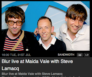 blurmaidavale, blur live gig, blur steve lamacq, blur bbc2