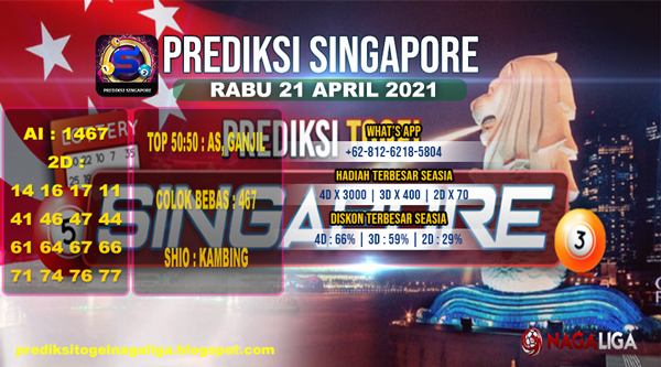PREDIKSI SINGAPORE  RABU 21 APRIL 2021
