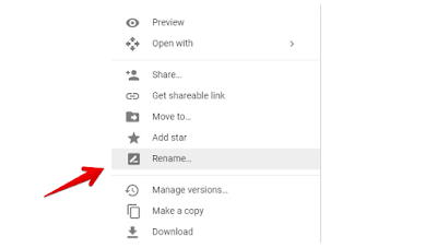 Ganti Nama File di Google Drive