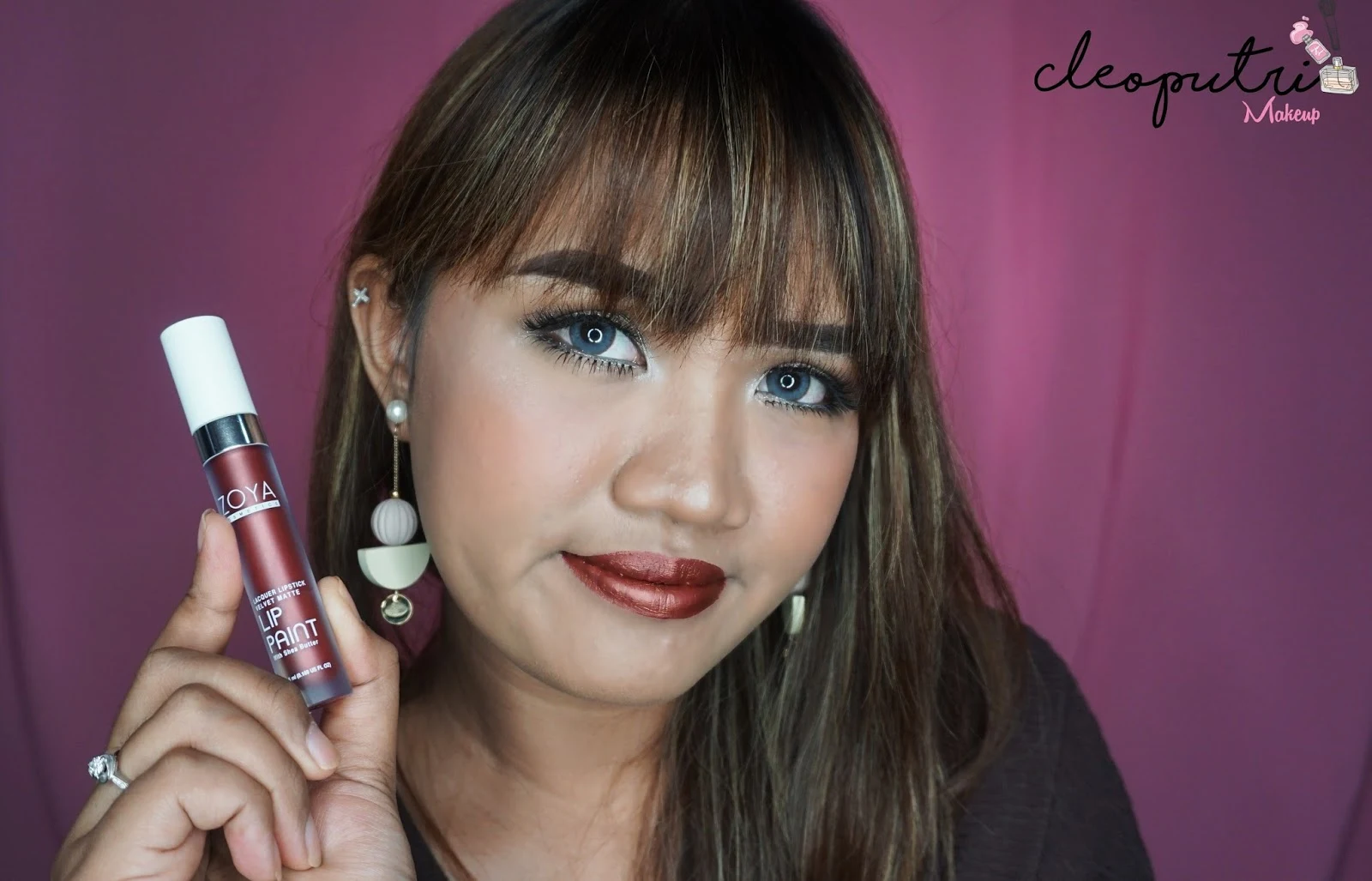 Cleoputri Makeup Indonesian Beauty Blogger Review Zoya Metallic