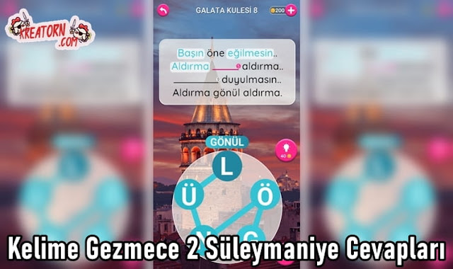 Kelime Gezmece 2 Süleymaniye Cevapları