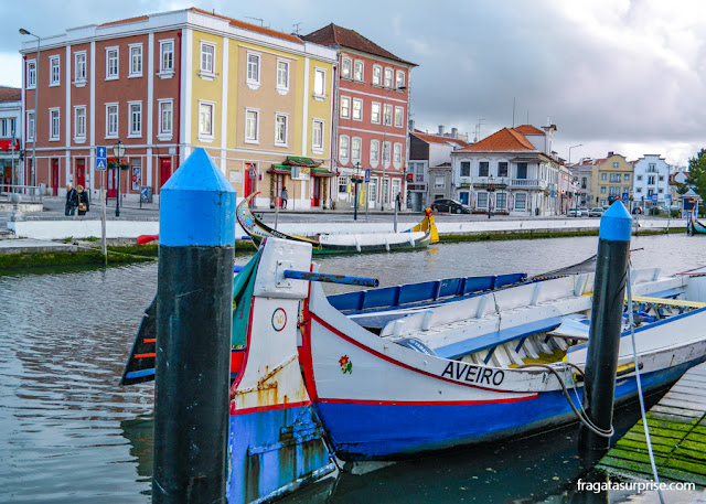 Moliceiros, embarcações típicas de Aveiro, Portugal